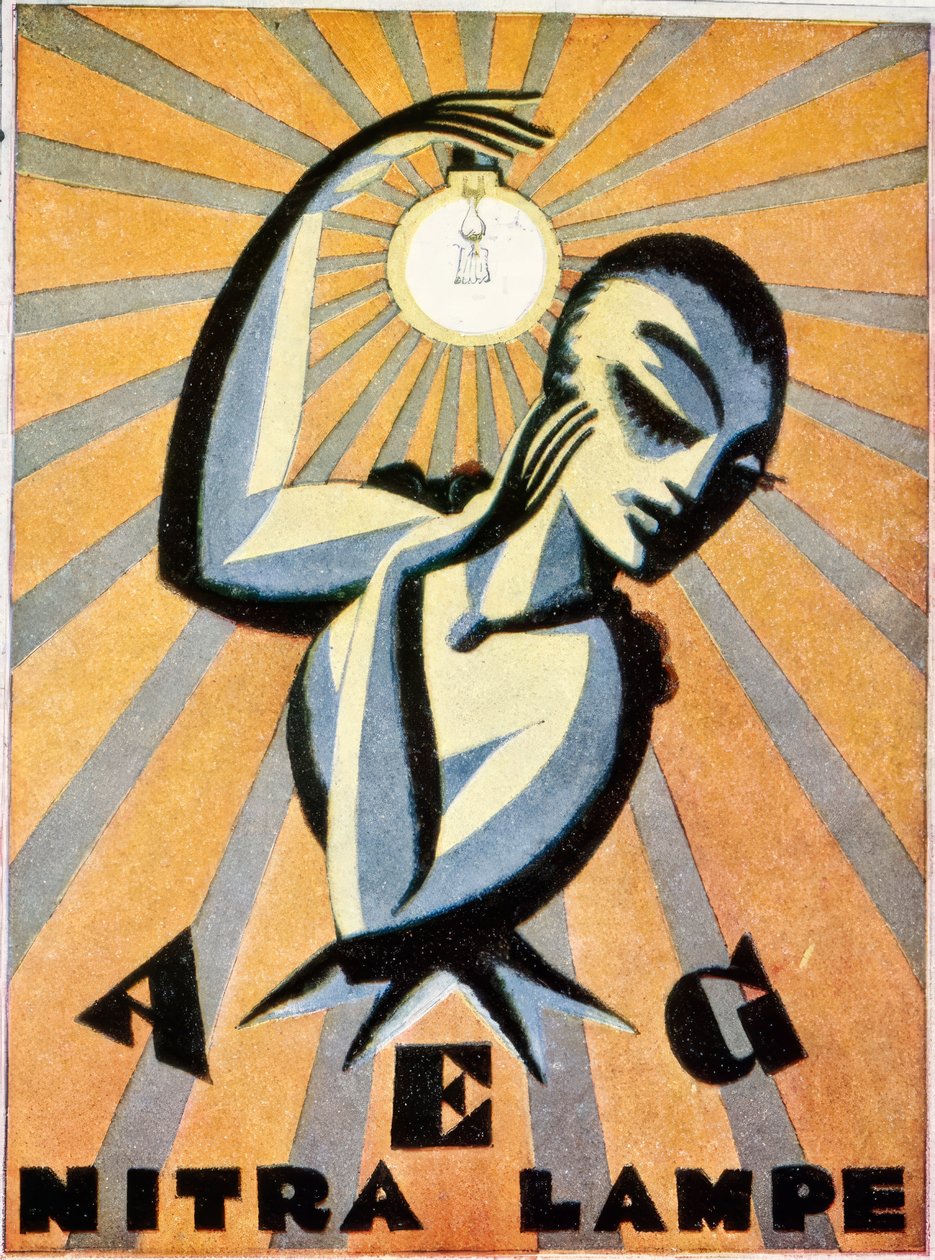 AEG Nitralampor av Max Schwarzer