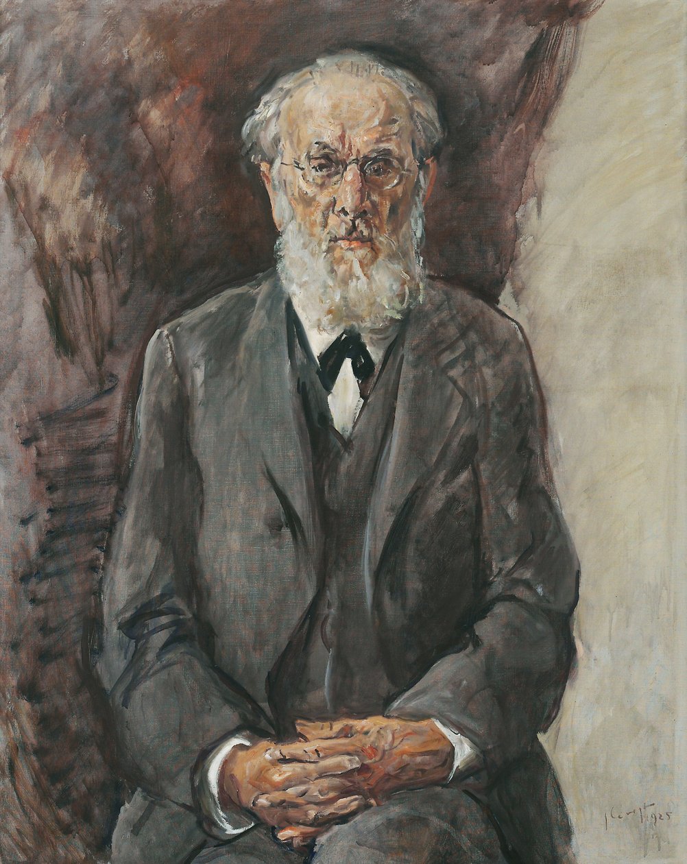Porträtt av professor Carl Stumpf av Max Slevogt