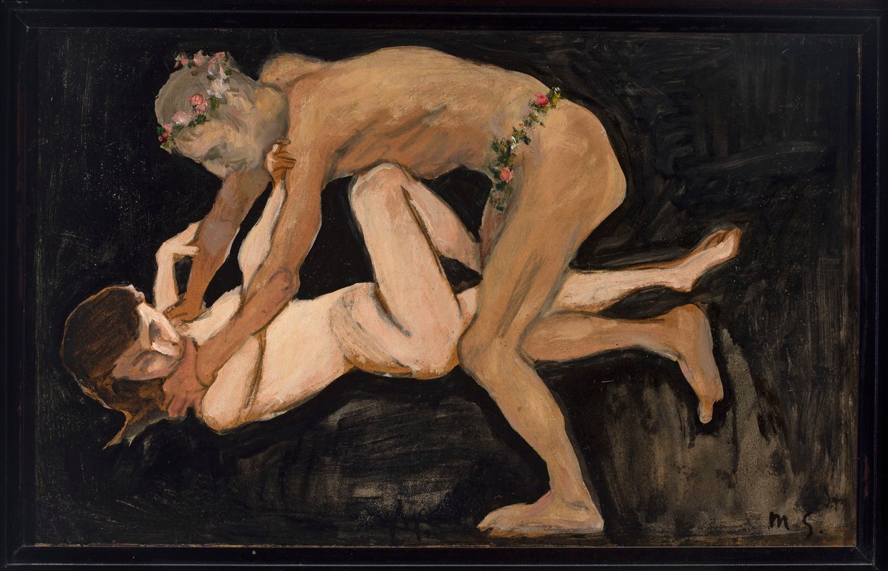 Faun och flickan av Max Slevogt