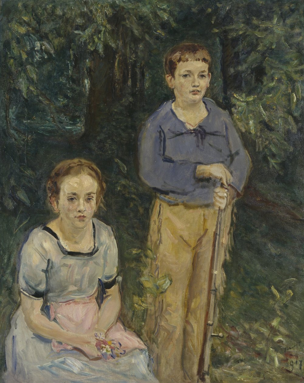 Nina och Wolfgang Slevogt av Max Slevogt