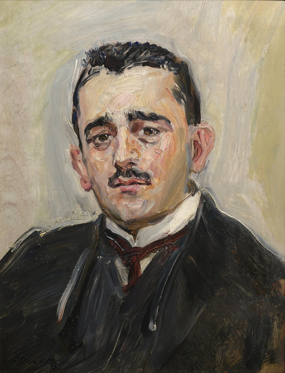 Porträtt av Bruno Cassirer av Max Slevogt