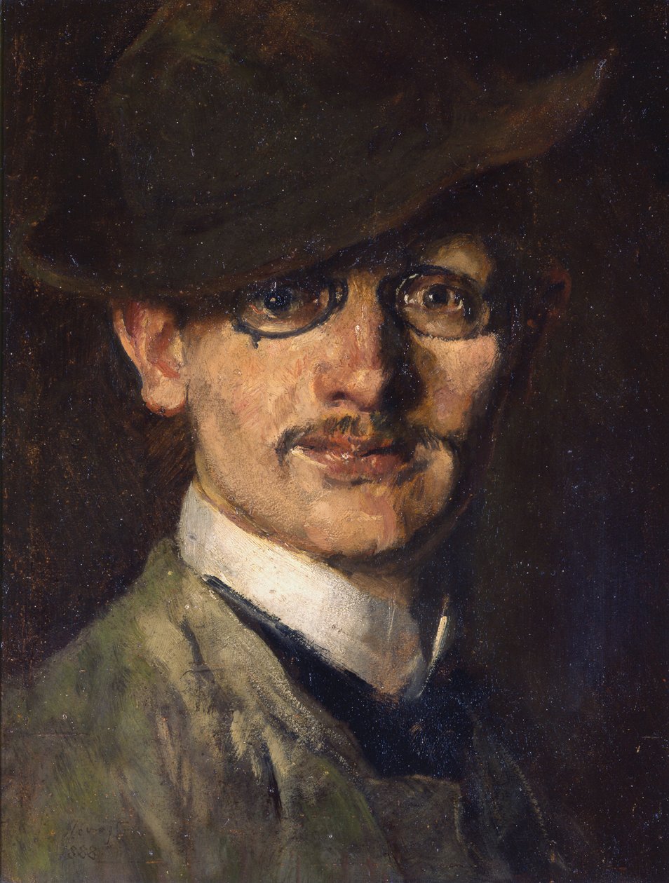 Självporträtt av Max Slevogt