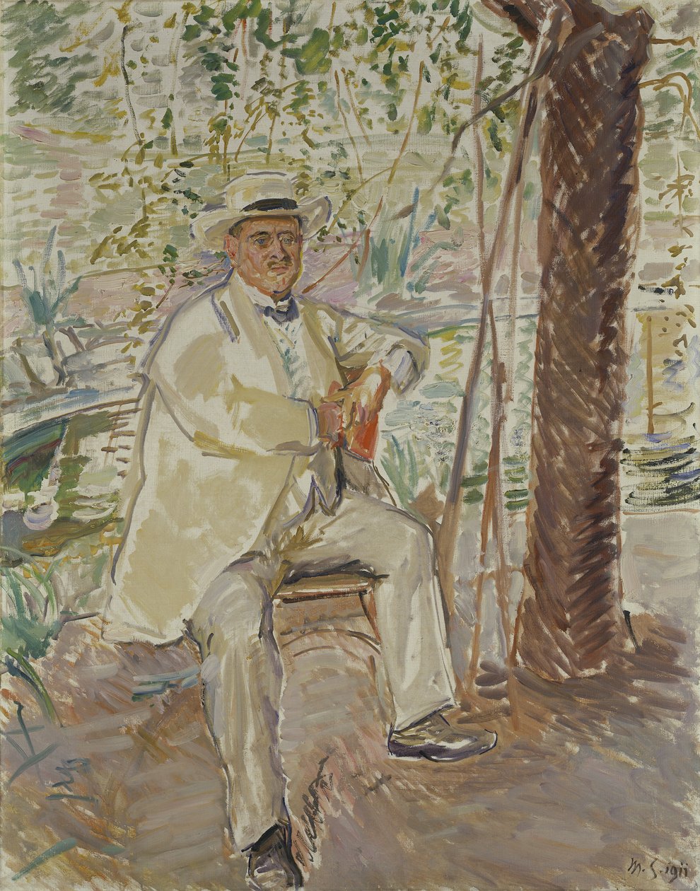 Konsthistorikern, professor dr Karl Voll (1867-1917) 1911 av Max Slevogt