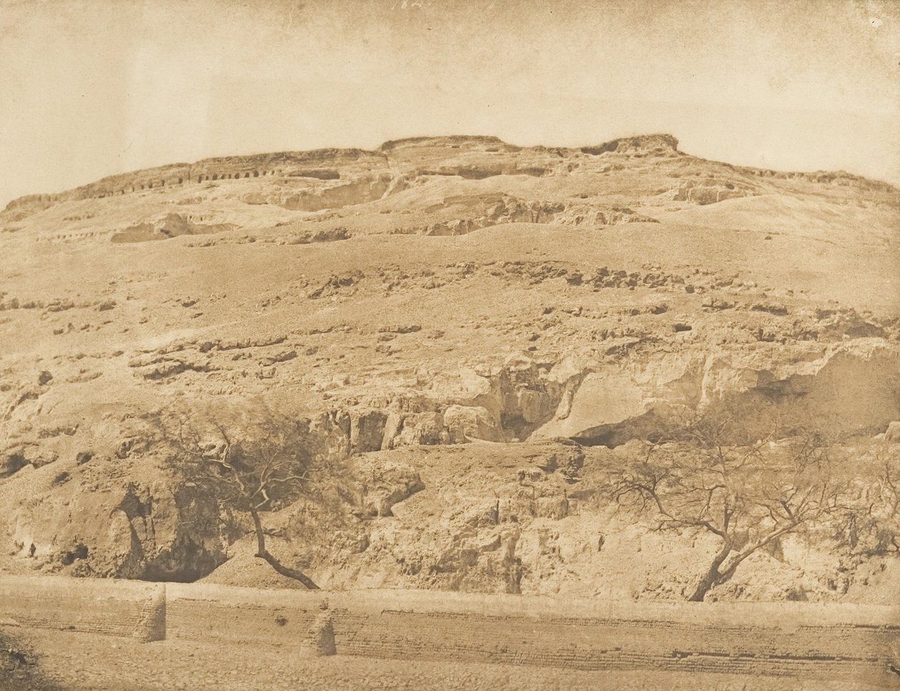 Ancient Necropolis of Lycopolis, Syout, 1849-50. av Maxime Du Camp