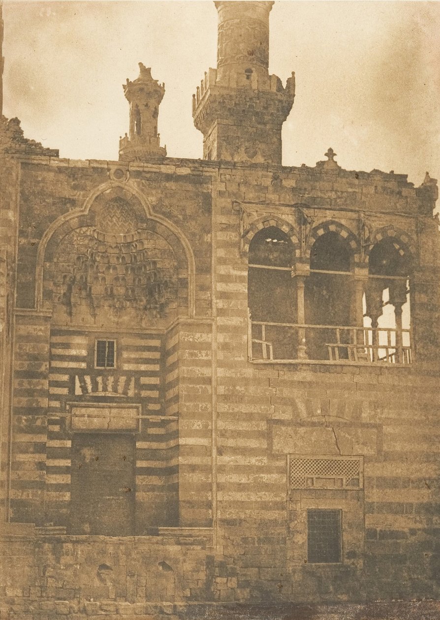 Ingången till Sultan Bezkouks grav, Kairo, december 1849-januari 1850. av Maxime Du Camp