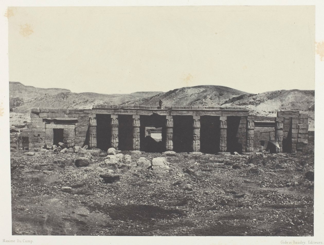 Gournah, Palace of Menephta 1st; Thebe av Maxime Du Camp