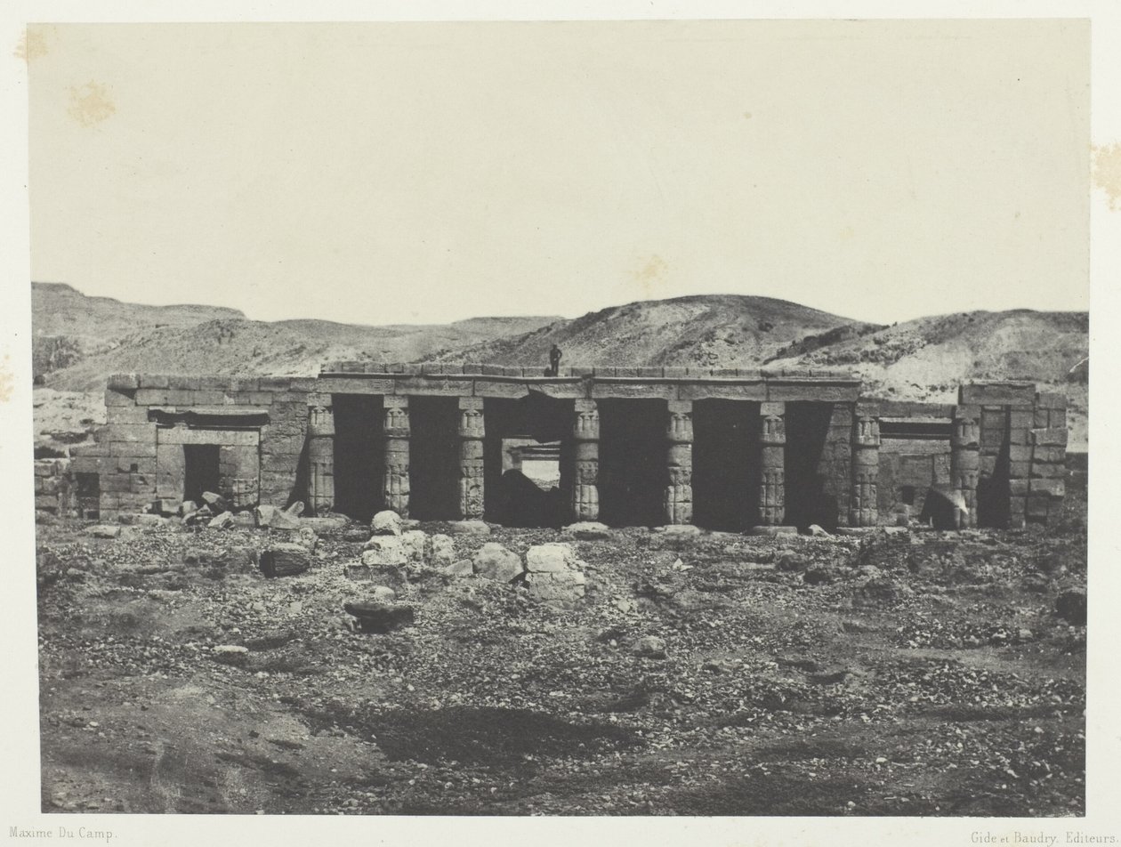 Gournah, Palace of Menephta 1st; Thebe av Maxime Du Camp