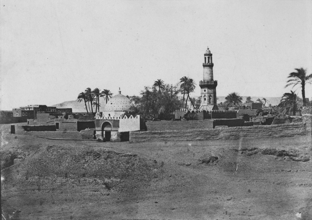 Övre Egypten: Moskén och graven av Mourad Bey, c1850 av Maxime Du Camp