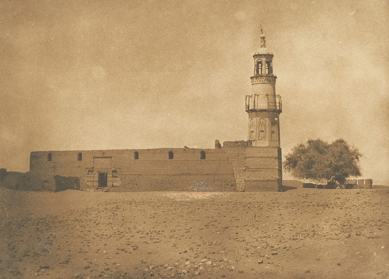 Moskén Haou Diospolis parva, 1849-50. av Maxime Du Camp