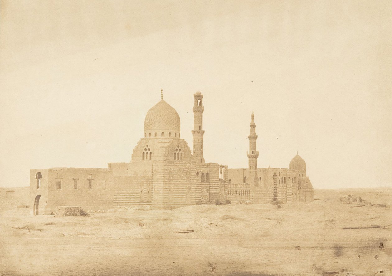 Ayoubitemas moské och grav, i Kairo, december 1849-januari 1850. av Maxime Du Camp