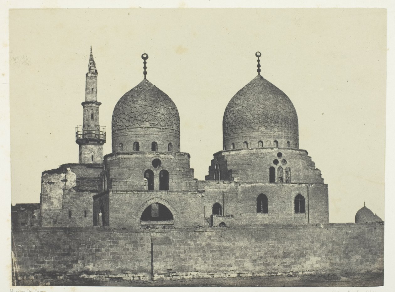 Sultan Kansou-el-Gouris moské och grav, Kairo av Maxime Du Camp