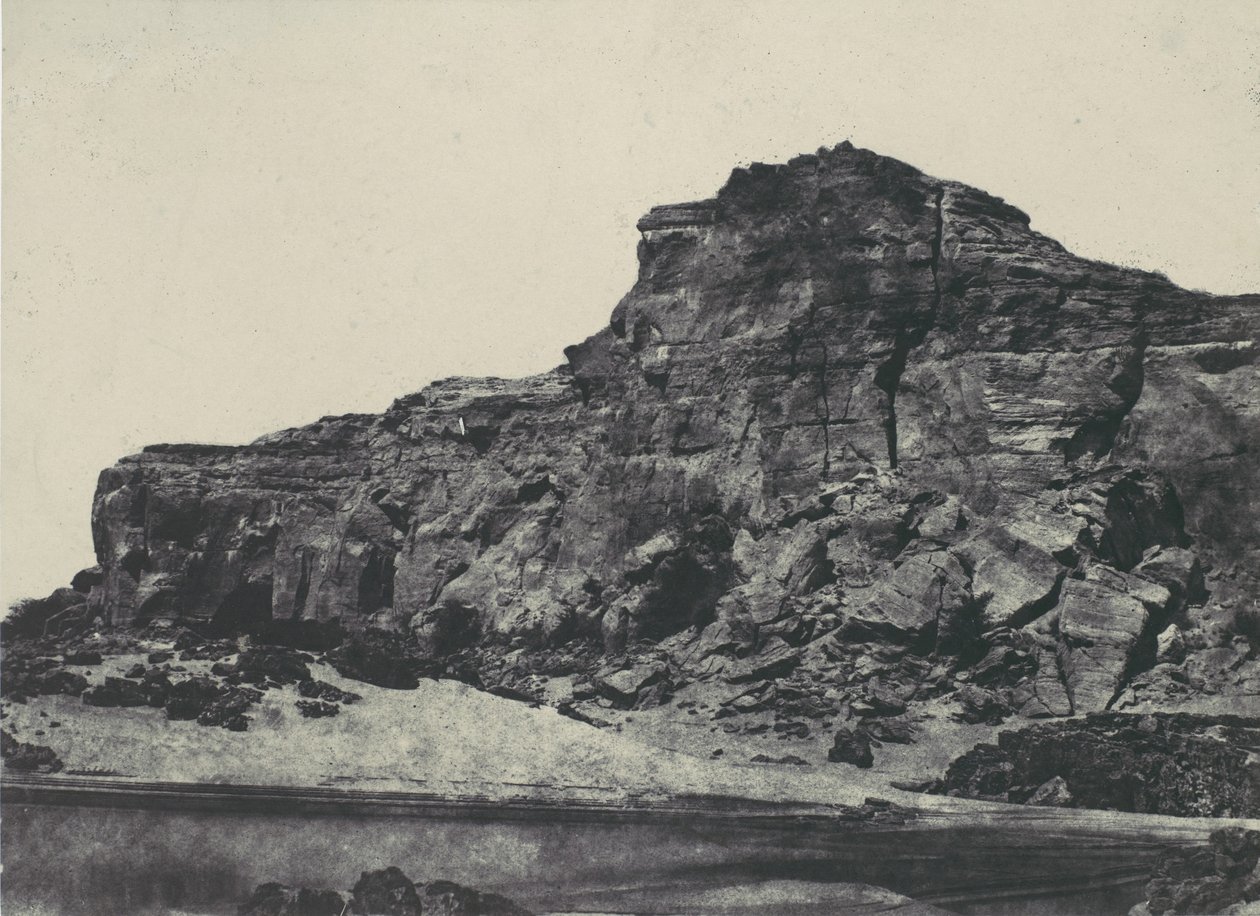 Nubia. Andra grå starr. Dgebel-Abouoir, 1850. av Maxime Du Camp