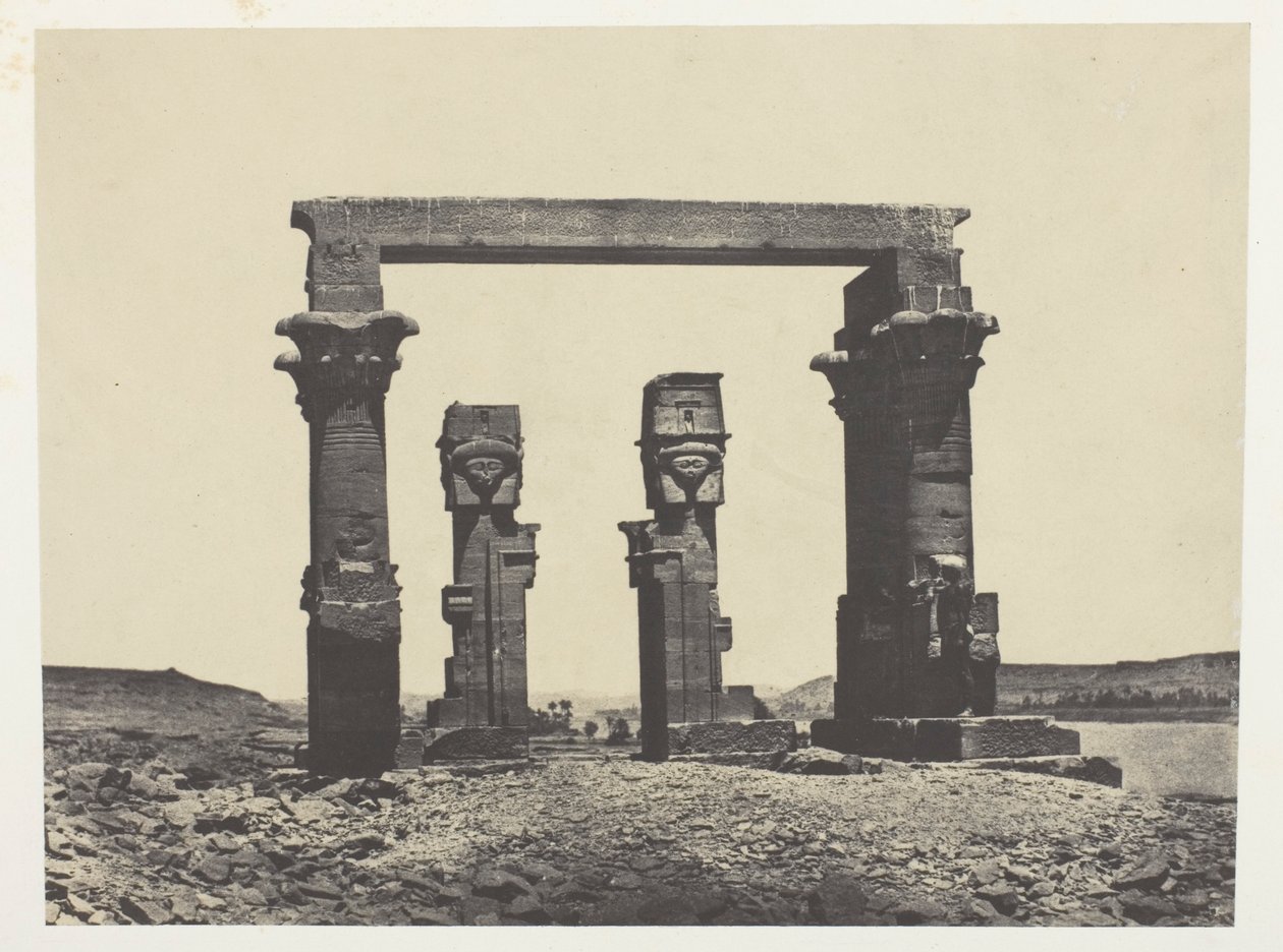 Kardassy-templet, Nubia av Maxime Du Camp