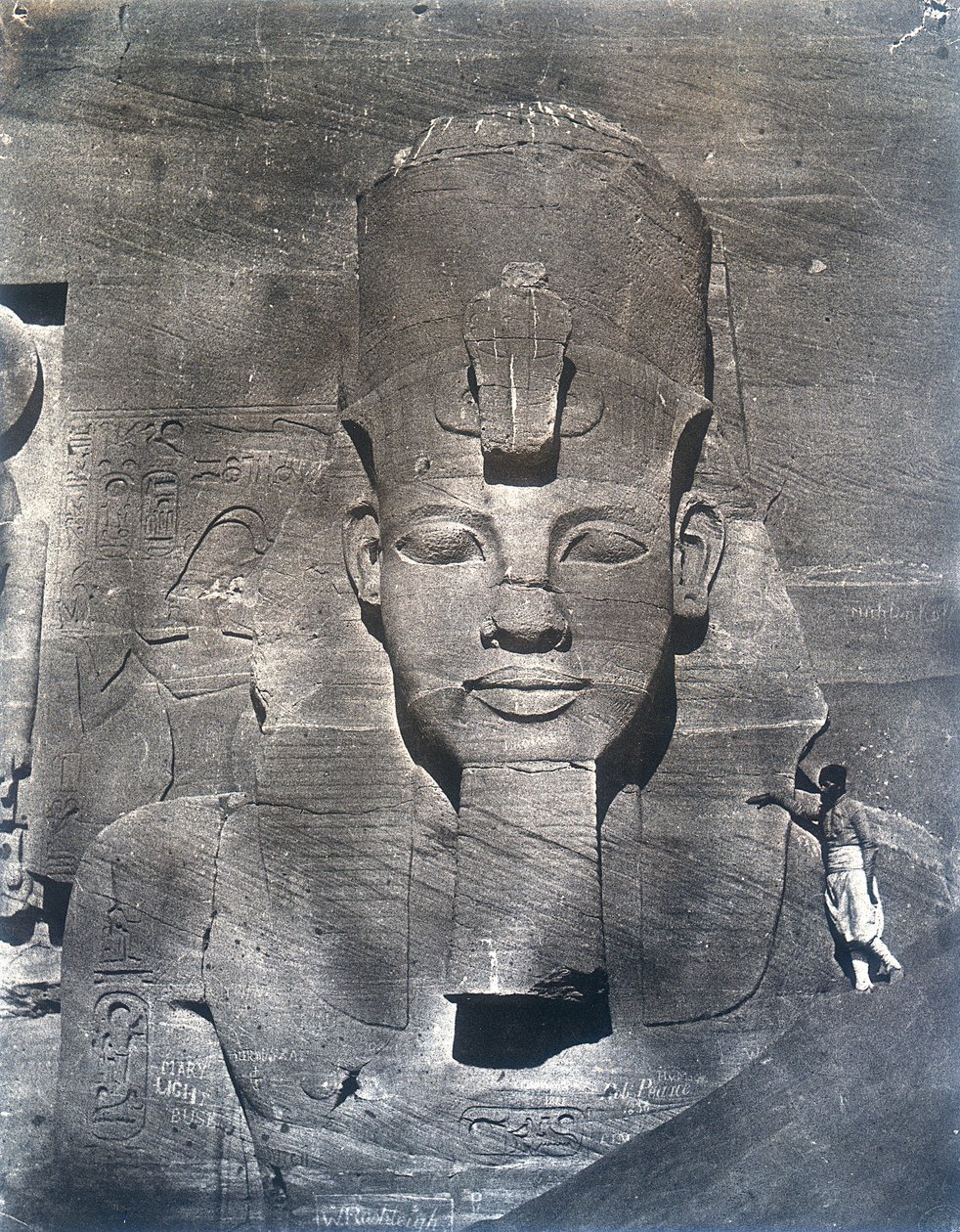 Den kolossala statyn av Rameses II, 1852 av Maxime Du Camp