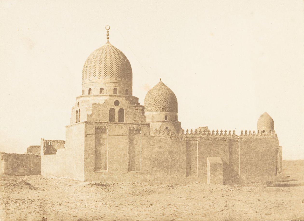 Mamluk-sultanernas grav, Kairo, december 1849-januari 1850. av Maxime Du Camp
