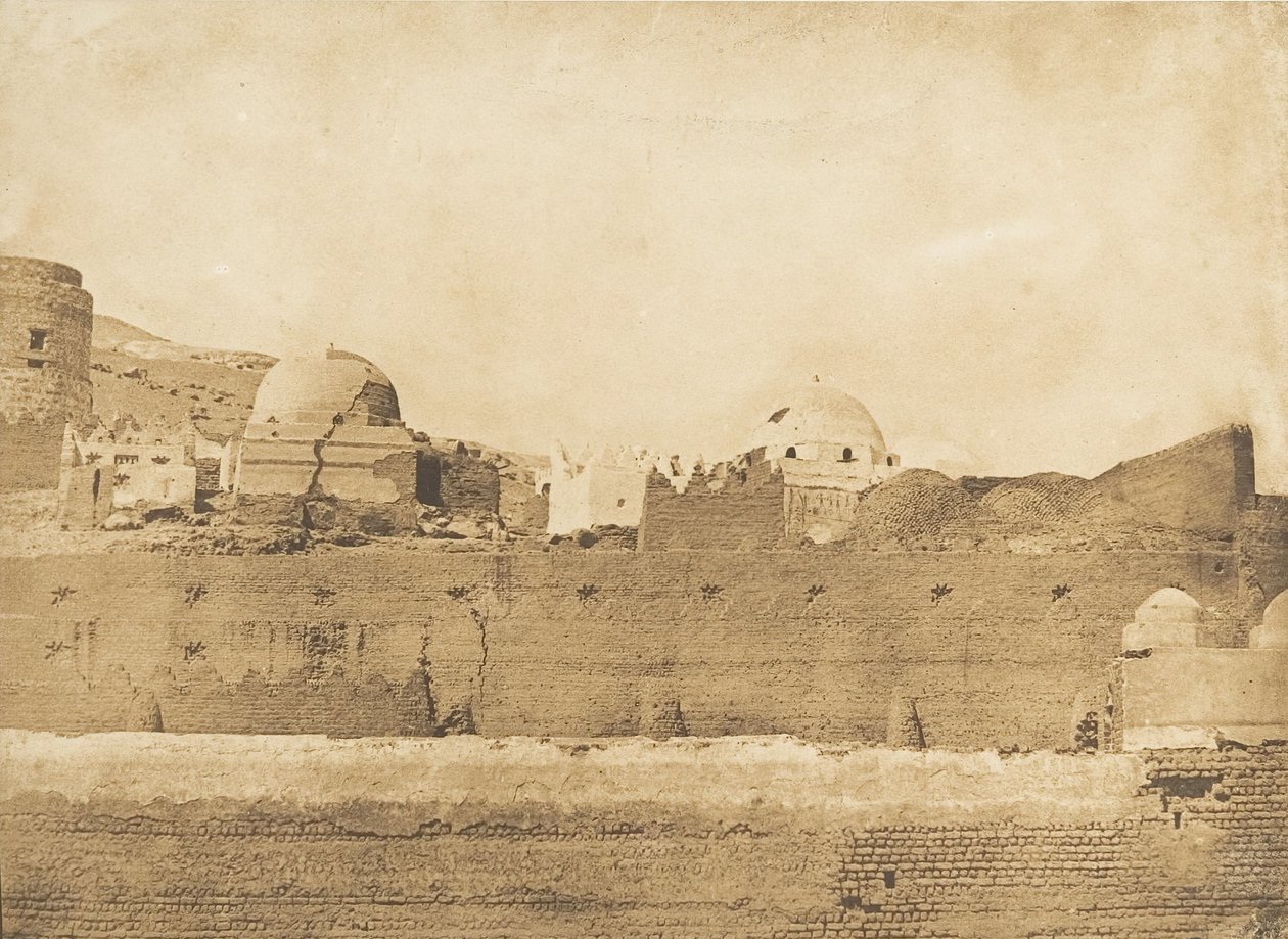 Muslimska gravar i Siut, 1849-50. av Maxime Du Camp