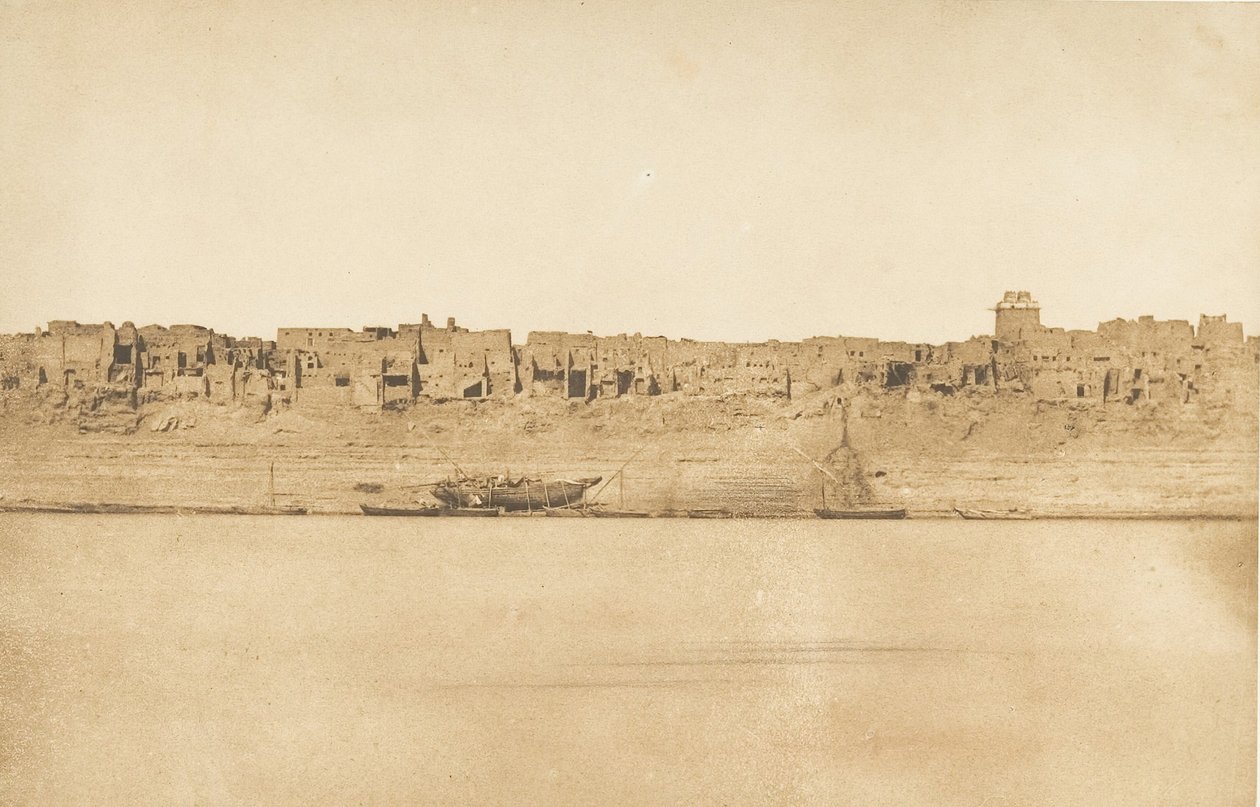 Översikt över Esné nr 1 södra änden, 1849-50. av Maxime Du Camp