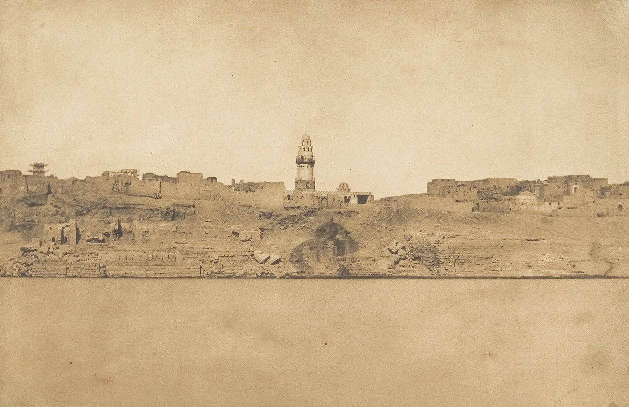 Allmän bild av Esné nr 2, mediala delen, 1849-50. av Maxime Du Camp