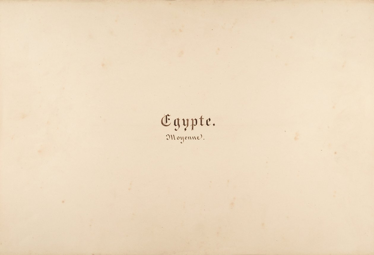 Egypten, Nubien, Syrien: Landskap och monument, 1849-50. av Maxime Du Camp