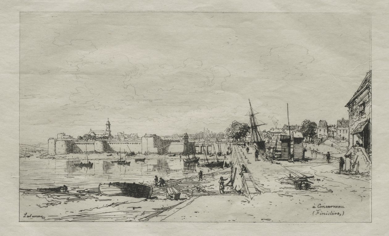 I Concarneau (Finistère) av Maxime Lalanne