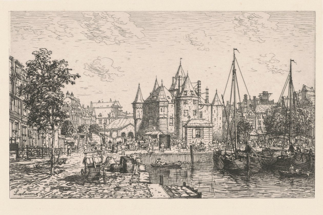 Stadens våghus i Amsterdam av Maxime Lalanne