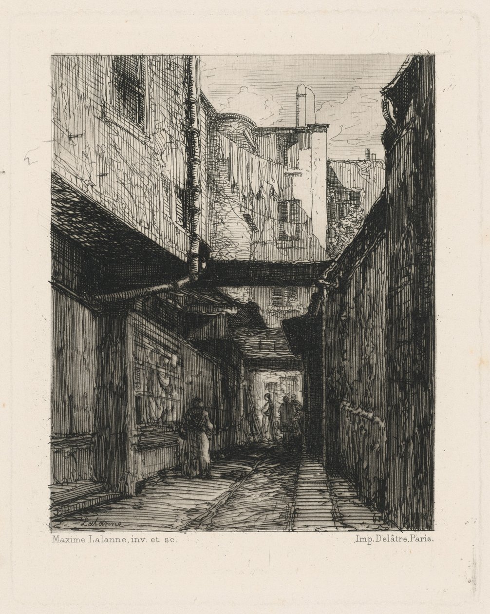 Passage de la Marmite, Paris av Maxime Lalanne