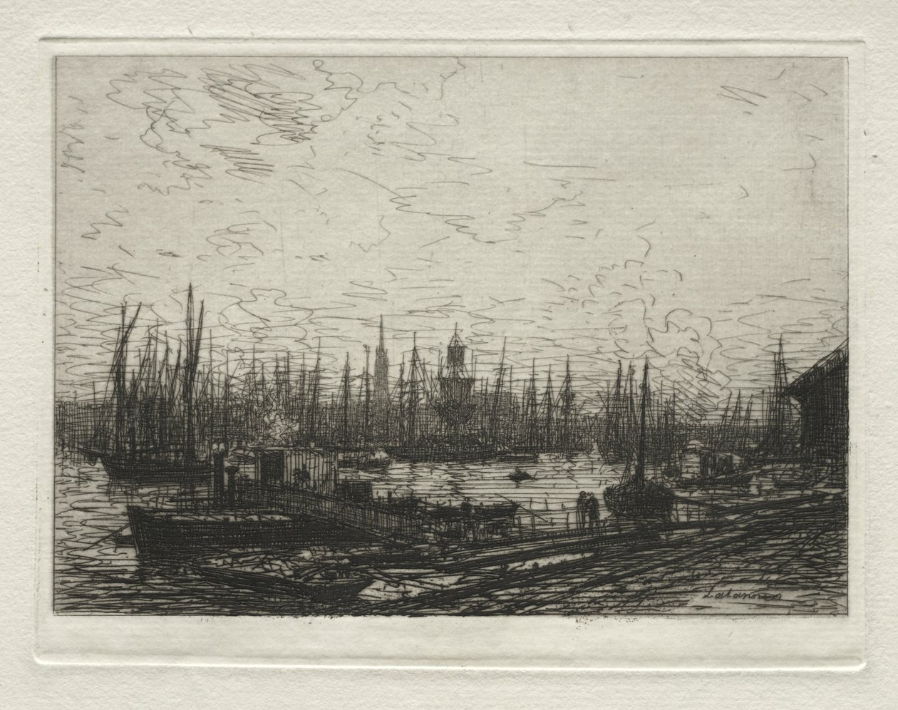 Bordeaux hamn av Maxime Lalanne