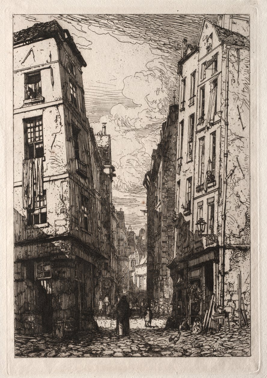 Rue des Marmousets (Gamla Paris) av Maxime Lalanne