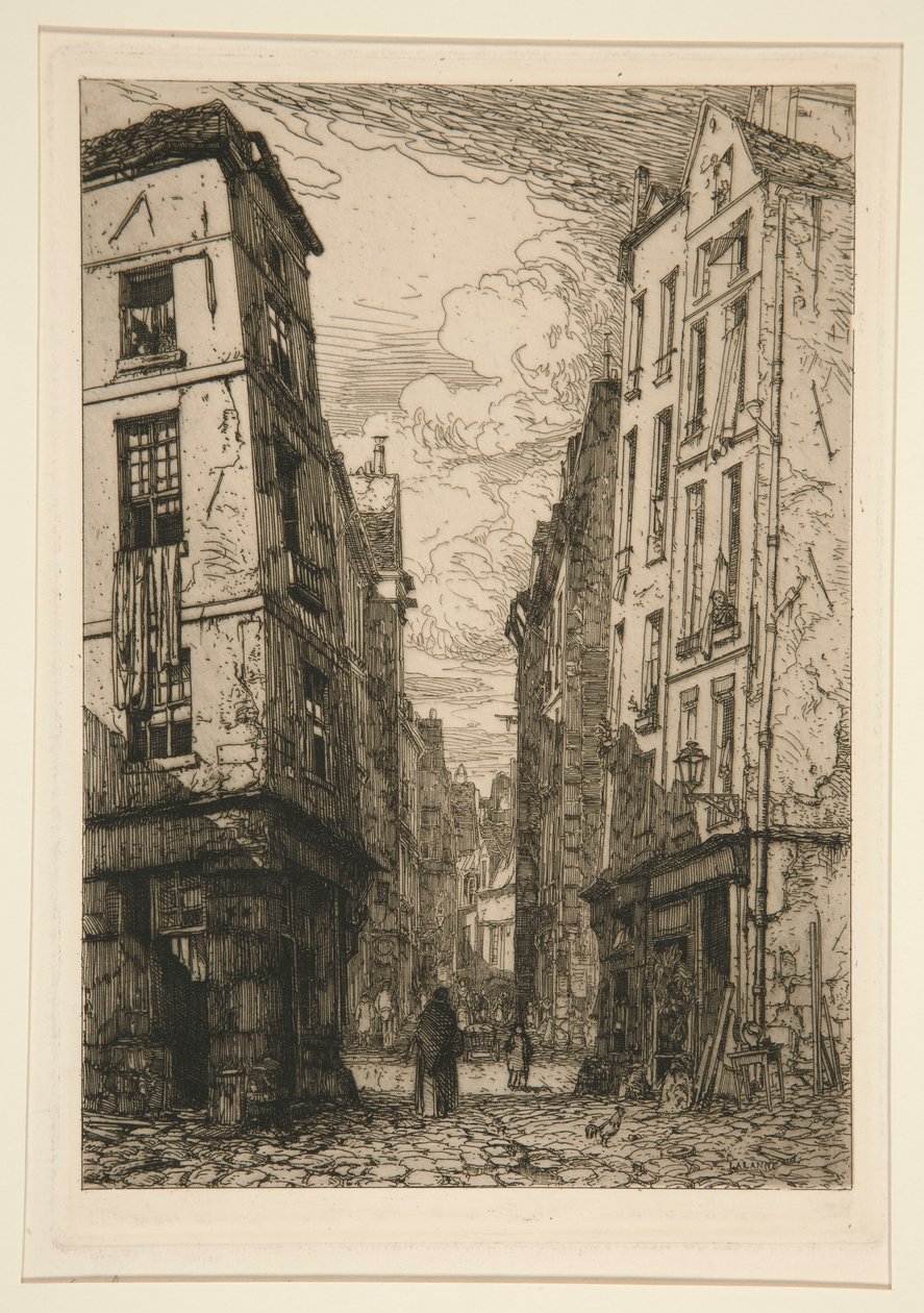 Rue des Marmousets (Gamla Paris) av Maxime Lalanne