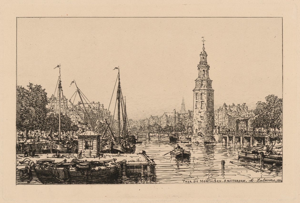Montalbantornet, Amsterdam av Maxime Lalanne