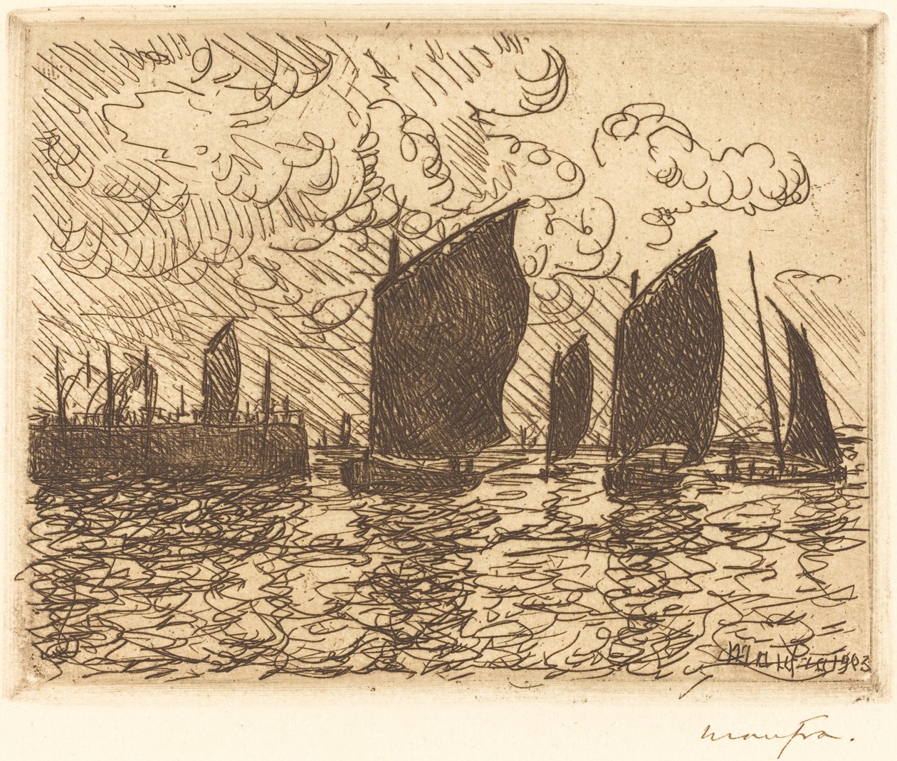 Båtarnas återkomst av Maxime Maufra