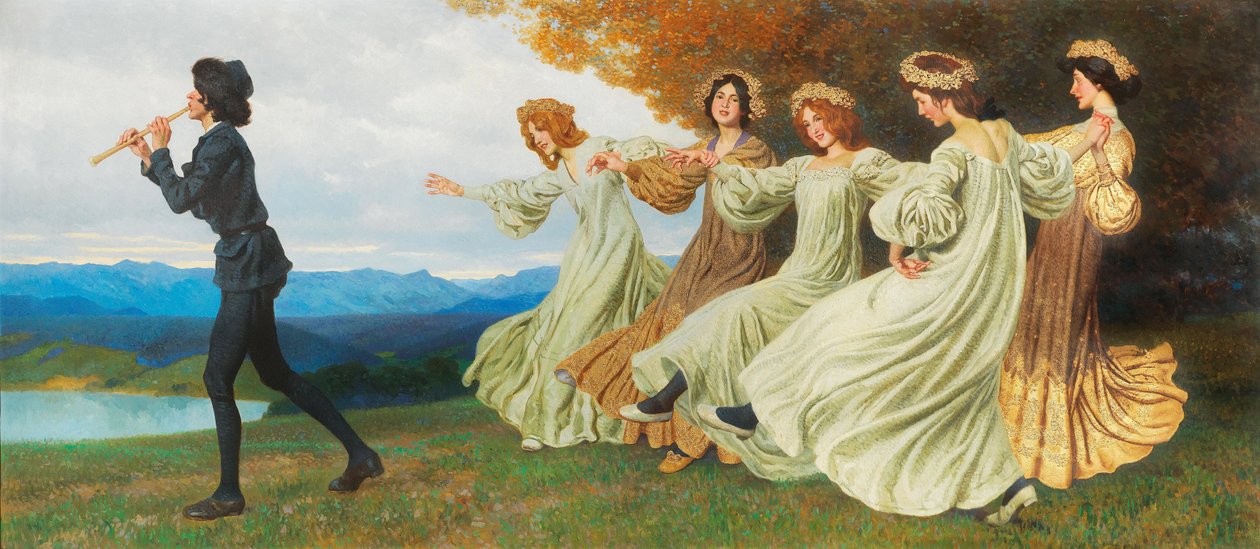 Gammal sång, 1905. av Maximilian Lenz