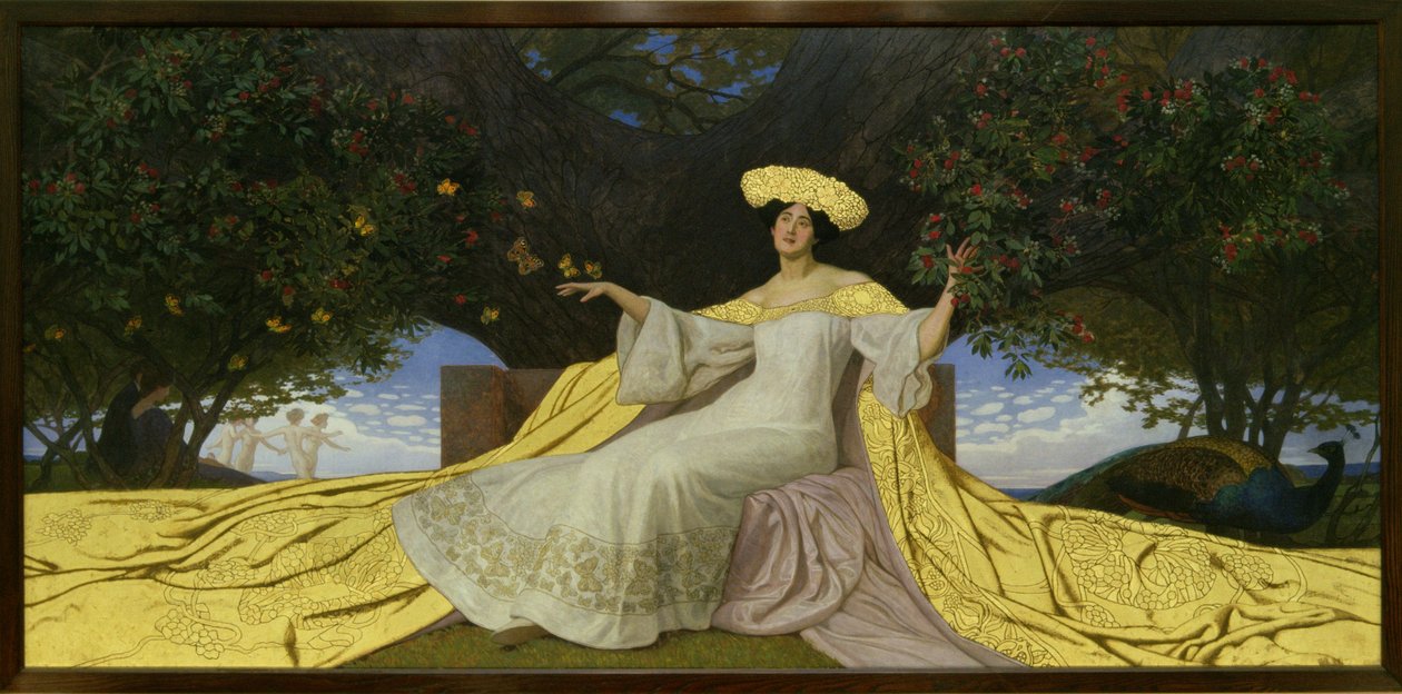 Vår (olja på duk) av Maximilian Lenz