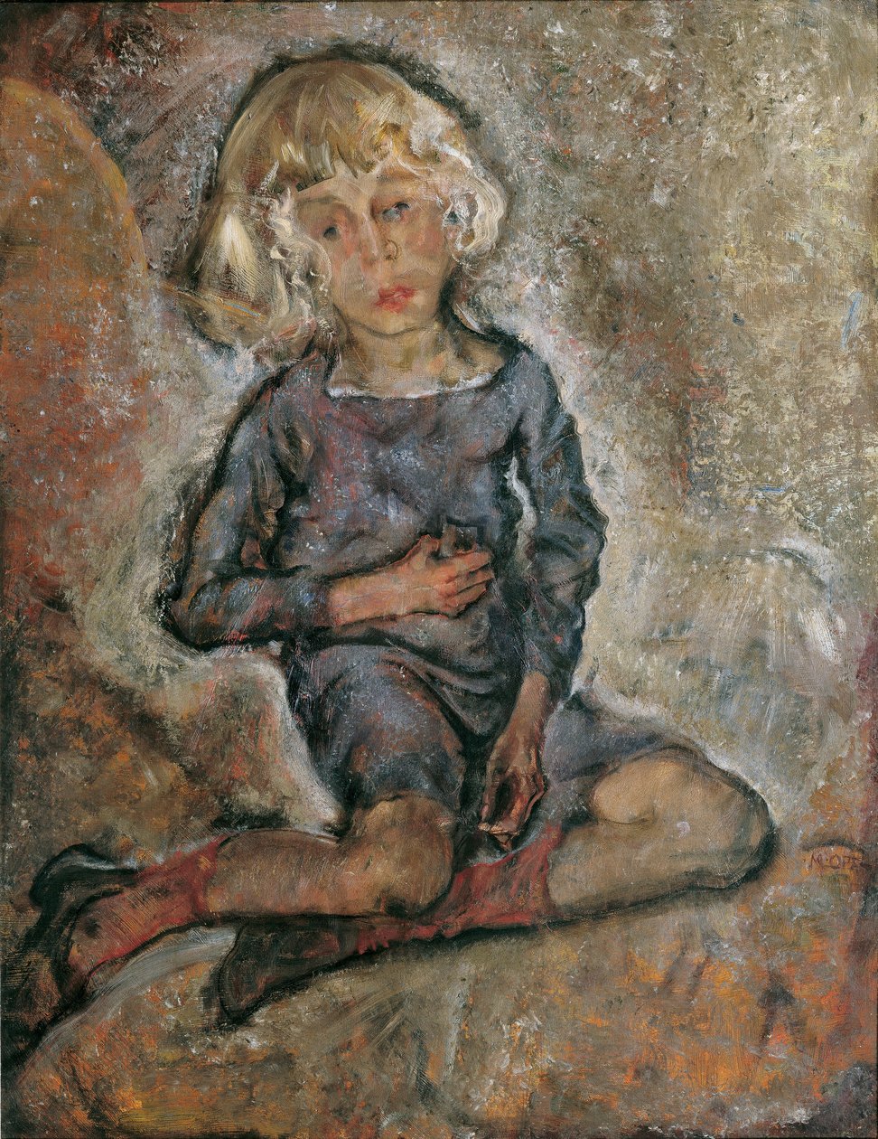 Porträtt av en pojke av Manfred Osthaus av Maximilian Oppenheimer