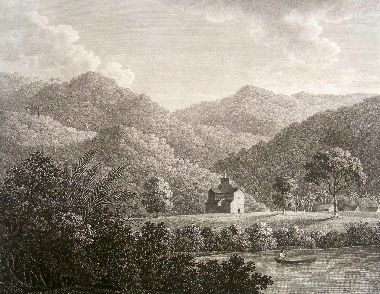 Vy över Mission of St. Fidèle av Maximilian zu Wied Neuwied