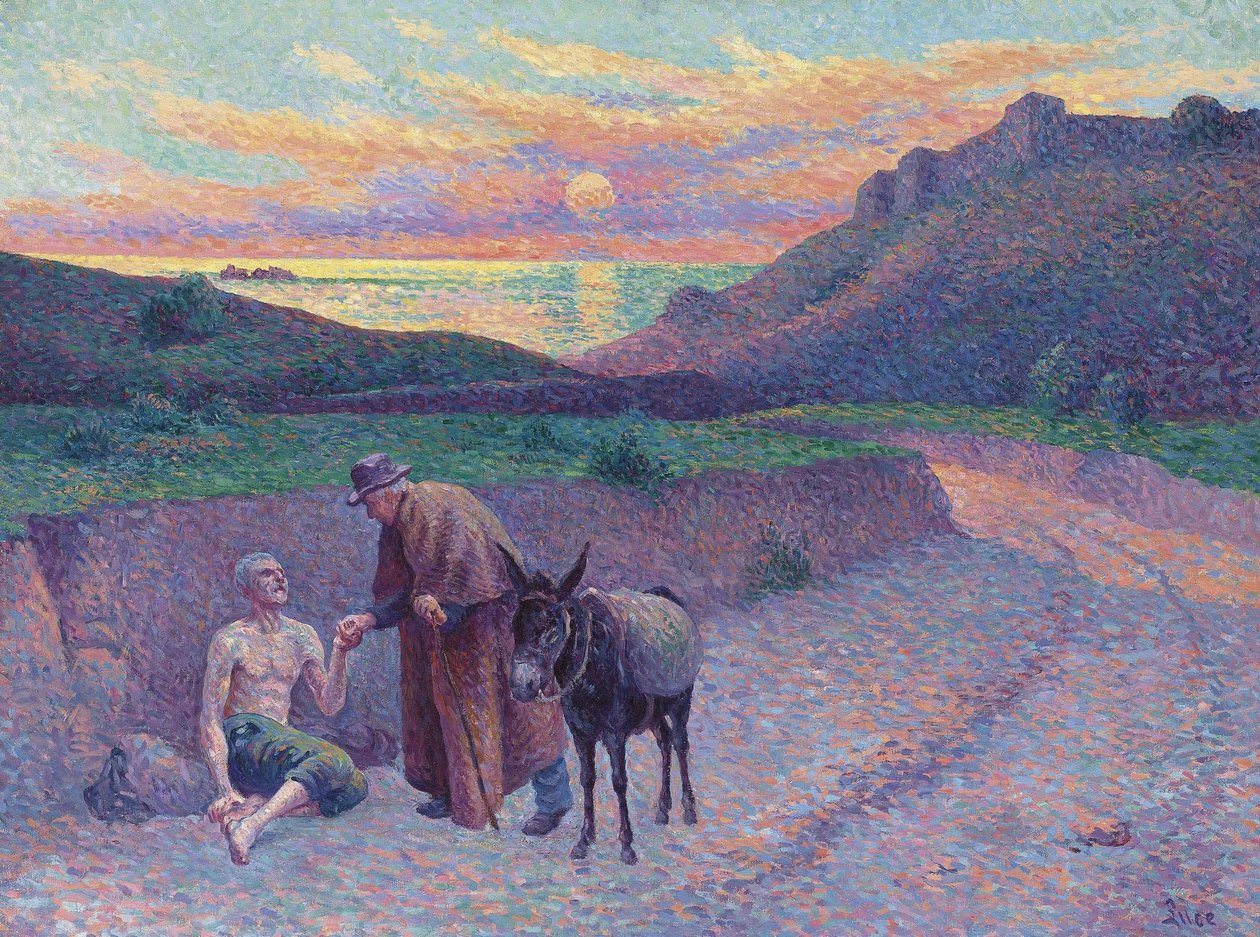  Le bon samaritainn av Maximilien Luce