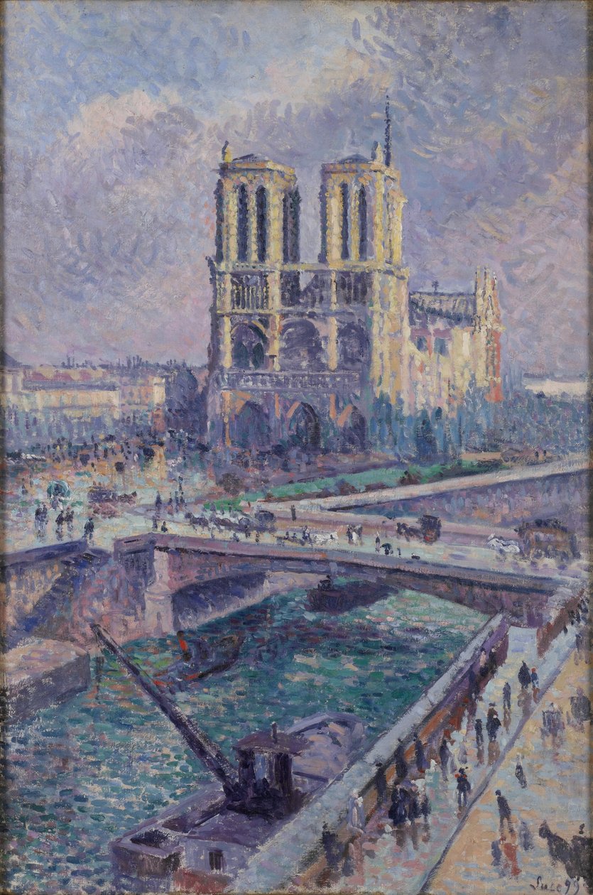 Notre Dame, 1899 av Maximilien Luce