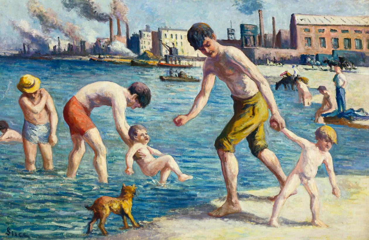 Badgäster av Maximilien Luce