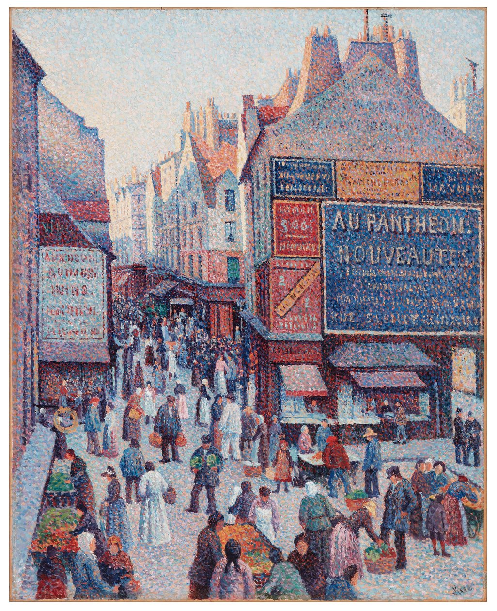Rue Mouffetard av Maximilien Luce