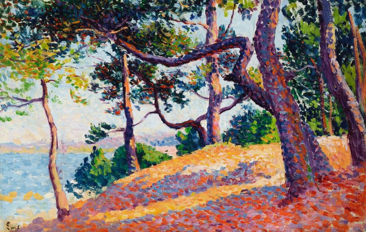Landskap i Saint-Tropez, 1892 av Maximilien Luce
