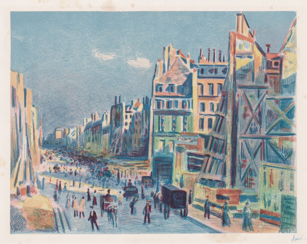 Reamur Street av Maximilien Luce