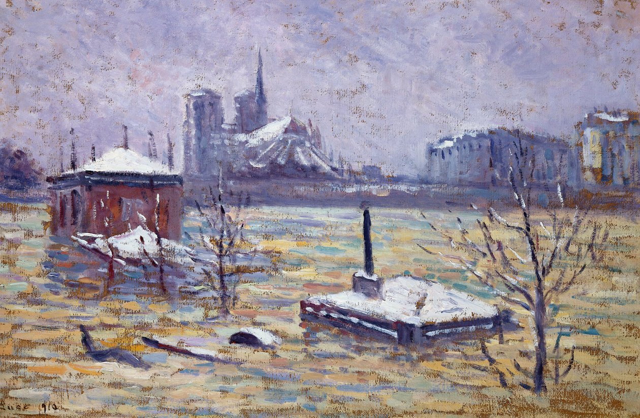 Översvämningen, 1910 av Maximilien Luce