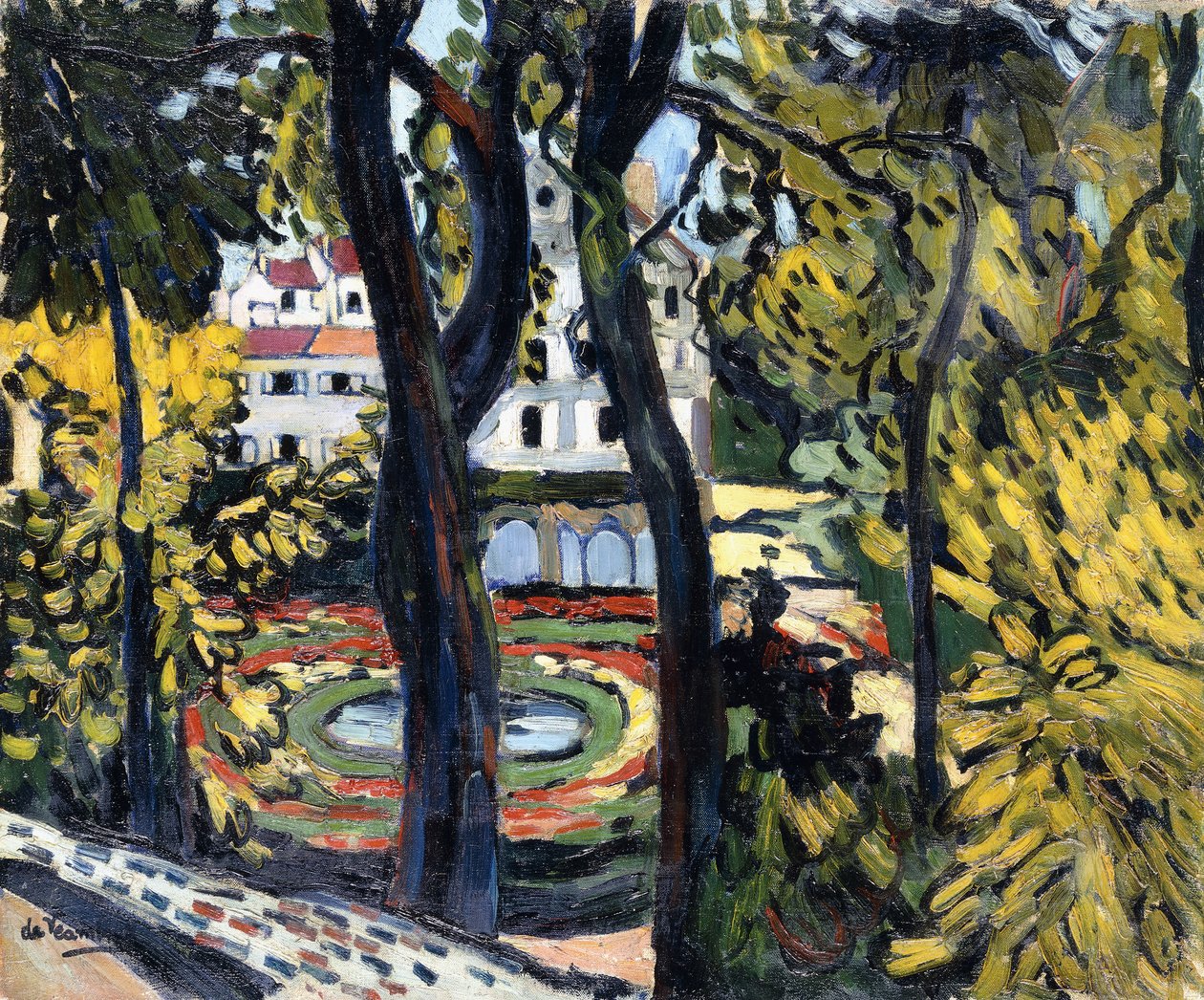 Seinen och Pont Saint-Michel, 1900 av Maximilien Luce