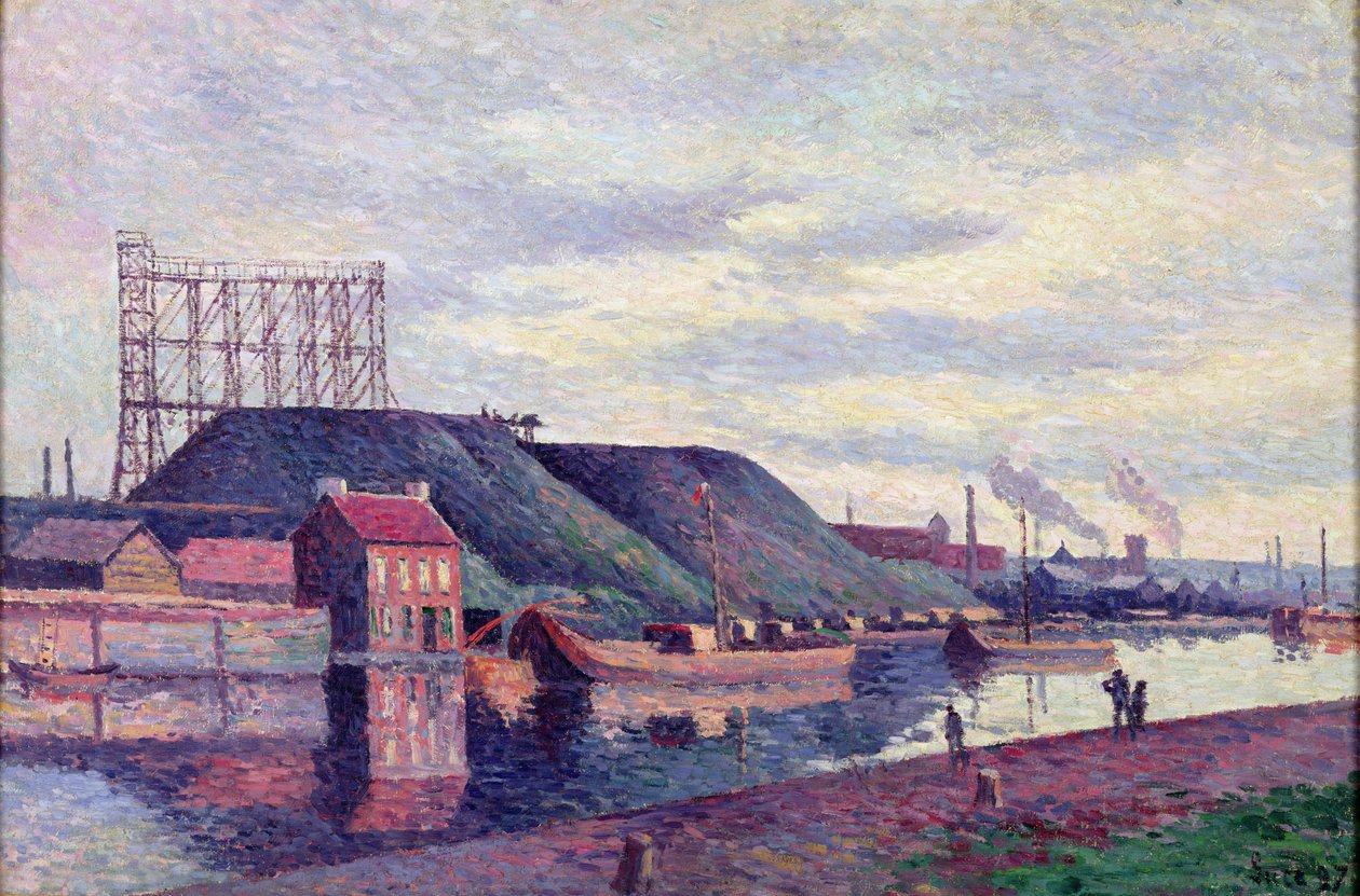 Slaghögarna i Sacre Madame, 1897 av Maximilien Luce