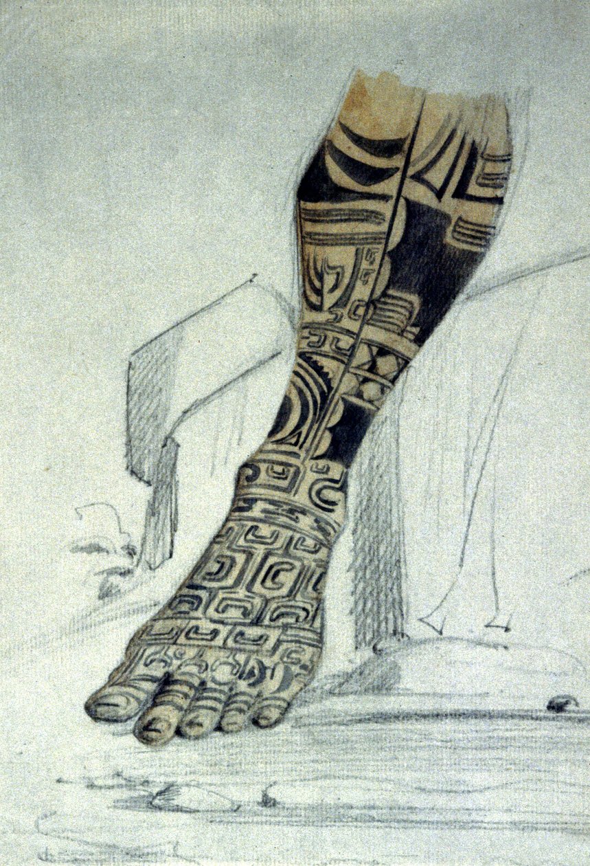 Maori fottatuering av Maximilien Radiguet