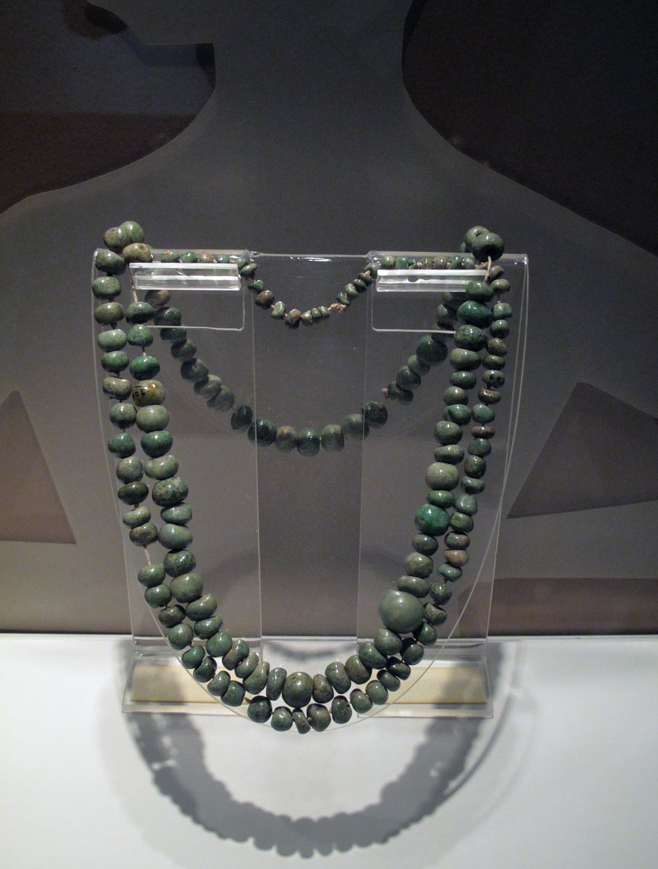 Jadekrage, sen klassisk period, 600-900 AD (jade) av Mayan