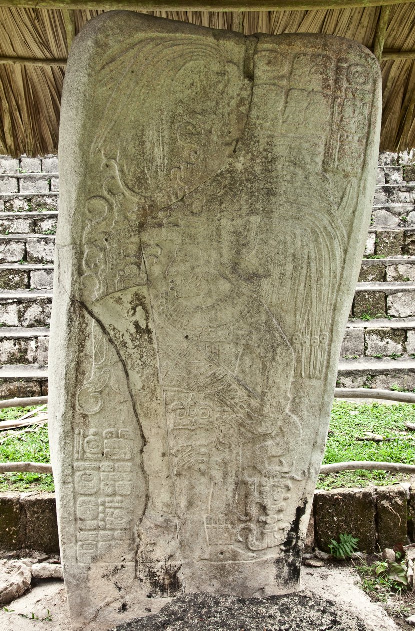 Stela 9 föreställer Ajb