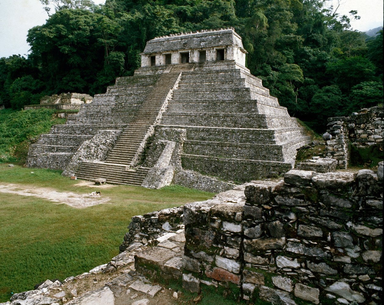 Inskrifternas tempel av Mayan
