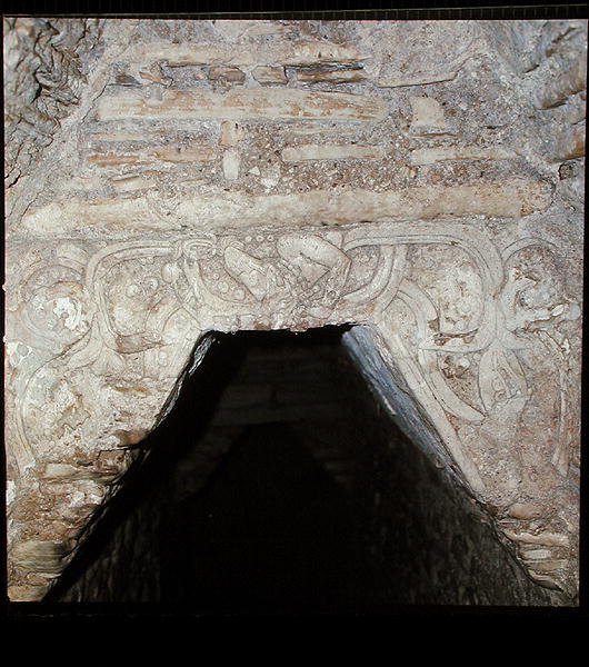 Snideri från källaren i palatset, Late Classic Maya (foto) av Mayan Mayan