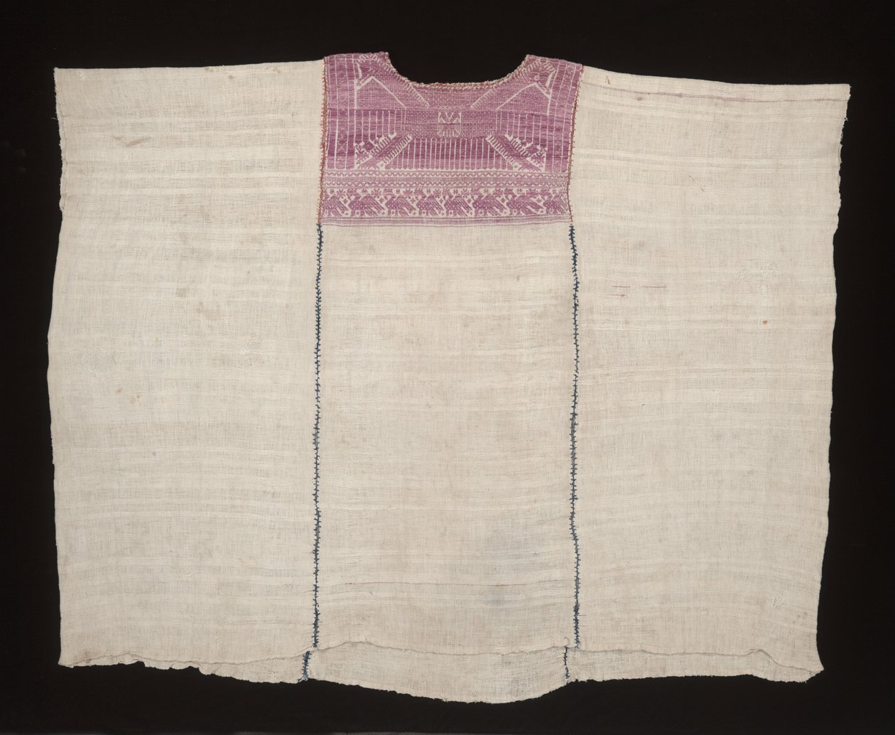 Cofradia huipil, troligen ca 1875 (bomull, siden) av Mayan Mayan
